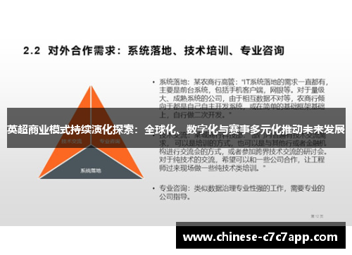 英超商业模式持续演化探索:全球化、数字化与赛事多元化推动未来发展 英超商业模式持续演化探索:全球化、数字化与赛事多元化推动未来发展